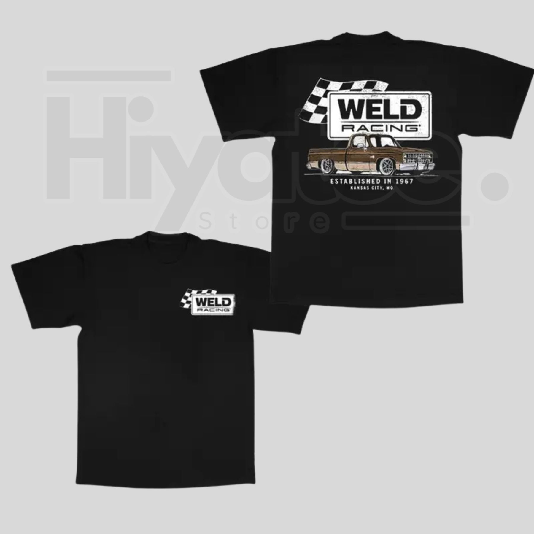 "Weld Racing C10 Truck" Classic – 2-Sided Soft Cotton Men's Top