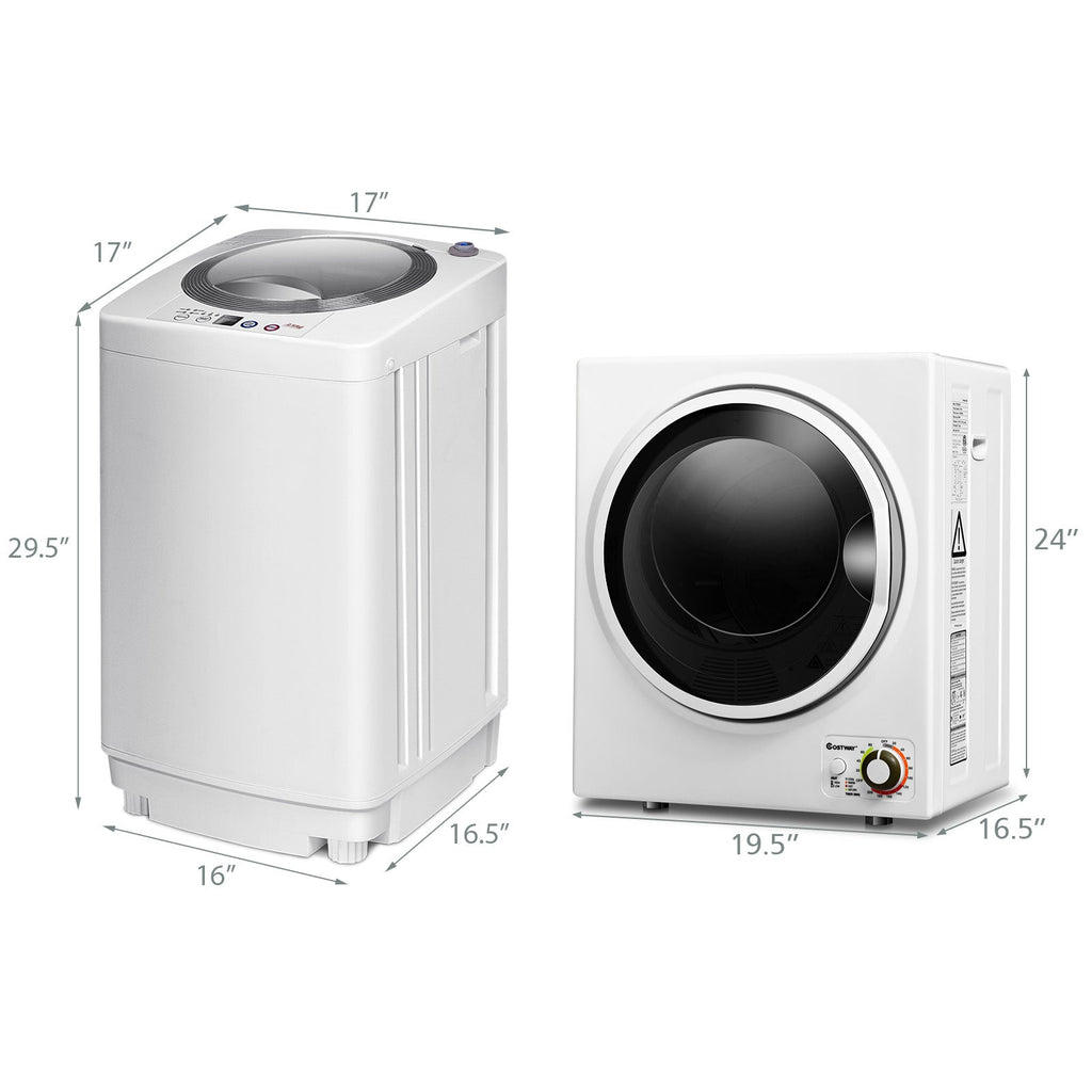 Electric Laundry Dryer and Full-Automatic Washing Machine Combo